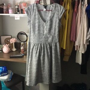 h&M Black and white dress